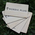 Nordic Plug puinen RFID-kortti latausasemalle
