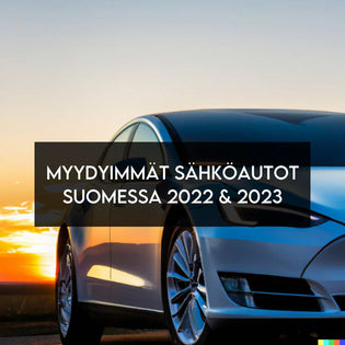  Myydyimmät sähköautot Suomessa 2022-2024