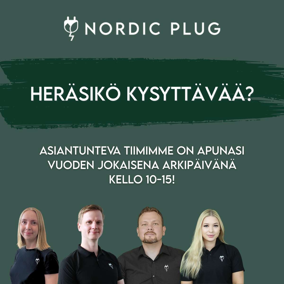 Asiakaspalvelumme on apunasi.