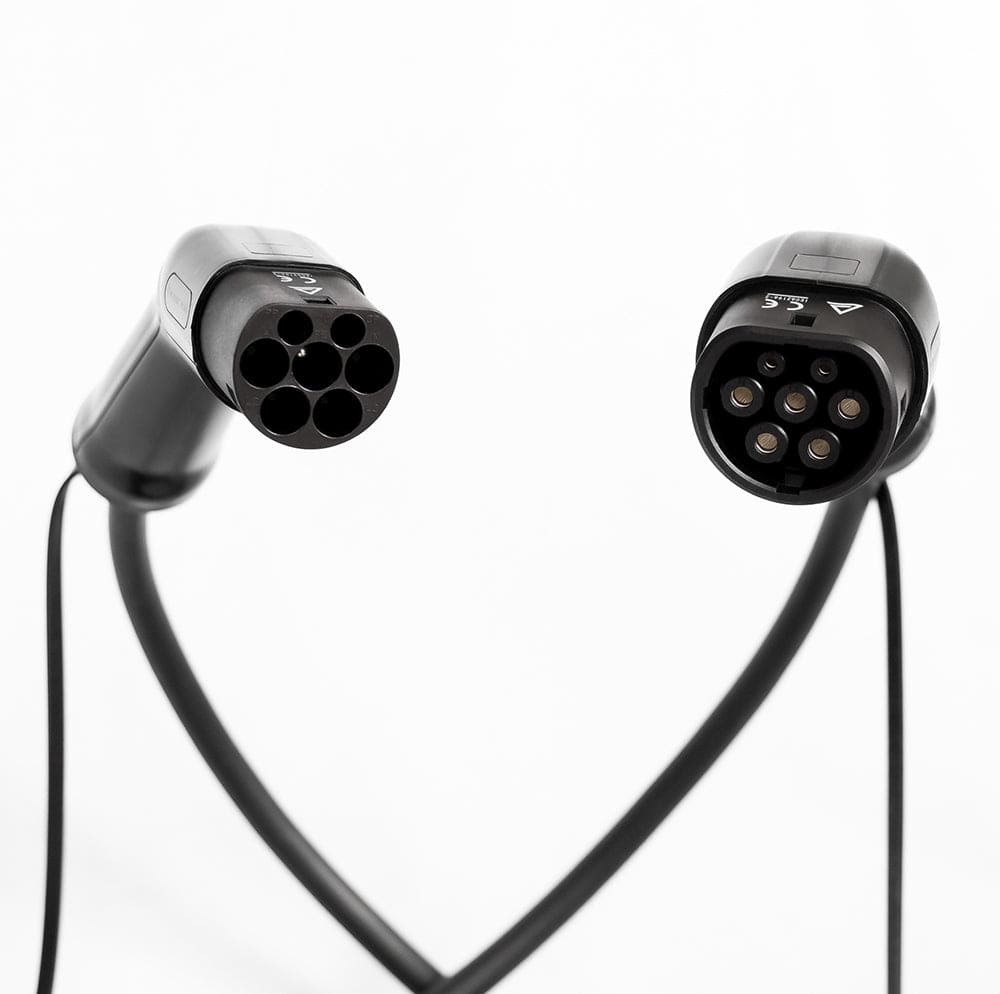 Nordic Plug Latauskaapelit A Cable -sähköauton Type-2 latauskaapeli, 11kW, 5m