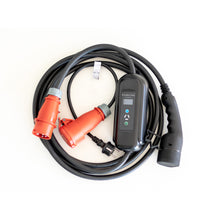  Nordic Plug Latauslaitteet ToGo - Kannettava sähköauton latauslaite voimavirtaan, Type-2, 11kW, tehonsäätö, ajastus